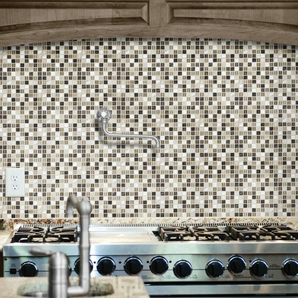 Bliss - Glass & Stone Mosaic - Design Tiles by Zumpano