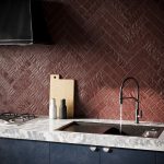 Speak Matter Eggplant 3x12 Matte Install Backsplash